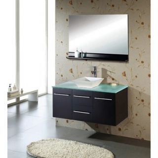 Virtu USA Marsala 48 Single Sink Bathroom Vanity   Espresso