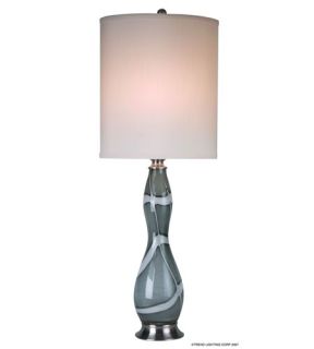 Polaria 1 Light Table Lamps in Brushed Nickel TT1270