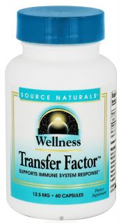 Source Naturals   Wellness Transfer Factor 12.5 mg.   60 Capsules