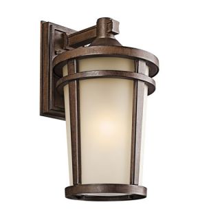 Atwood 1 Light Outdoor Wall Lights in Brown Stone 49073BSTFL
