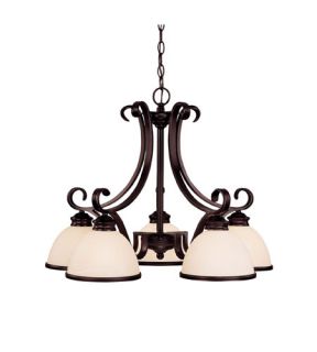 Willoughby 5 Light Chandeliers in English Bronze 1 5776 5 13