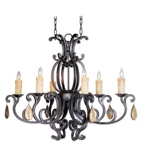 Richmond 6 Light Mini Chandeliers in Colonial Umber 31009CU