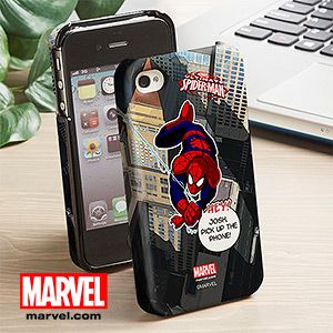 Personalized Spiderman iPhone 4 Cell Phone Case