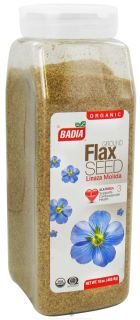 Badia   Organic Ground Flax Seed   16 oz.