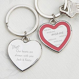 Personalized Heart Key Chain   Always With You