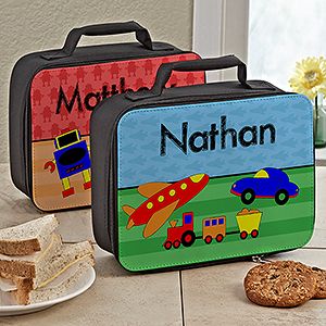 Personalized Kids Lunch Bags   Just For Boys