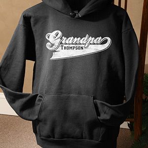 Personalized Grandfather Hooded Sweatshirt   Grandpa Since