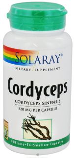 Solaray   Cordyceps 520 mg.   100 Capsules