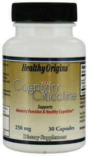 Healthy Origins   Cognizin Citicoline 250 mg.   30 Capsules