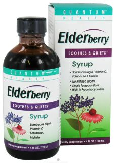 Quantum Health   Elderberry Syrup   4 oz.
