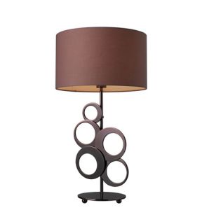 Addison 1 Light Table Lamps in Chocolate Plating D1484