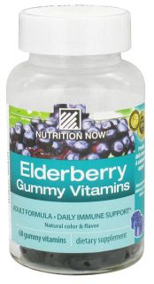 Nutrition Now   Elderberry Gummy Vitamins   60 Gummies