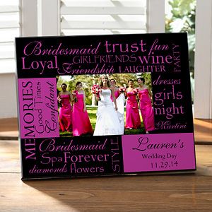 Bridesmaids Personalized Picture Frames