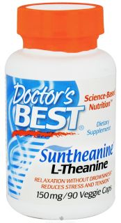 Doctors Best   Suntheanine L Theanine 150 mg.   90 Vegetarian Capsules