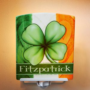 Personalized Night Lights   Lucky Clover