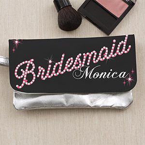 Personalized Wristlet for Wedding Bridal Party