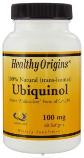 Healthy Origins   Ubiquinol Kaneka QH 100 mg.   60 Softgels