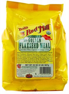 Bobs Red Mill   Organic Golden Flaxseed Meal   32 oz.