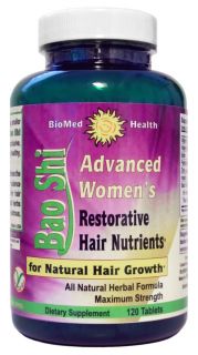 BioMed Health   Advanced Womens Bao Shi Restorative Hair Nutrients   120 Caplets