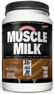 Cytosport   Muscle Milk Genuine Natures Ultimate Lean Muscle Protein Dark Chocolate   2.47 lbs.