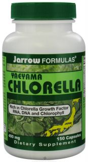 Jarrow Formulas   Yaeyama Chlorella 400 mg.   150 Capsules DAILY DEAL