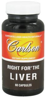 Carlson Labs   Right for the Liver   60 Capsules CLEARANCED PRICED