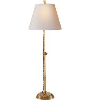 Suzanne Kasler Wyatt 1 Light Table Lamps in Hand Rubbed Antique Brass SK3005HAB NP