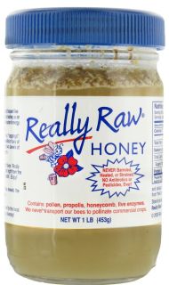 Really Raw Honey   Pesticide Free Honey (16oz.) (453g)   1 lb.