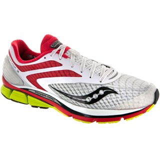 Saucony Cortana 3 Saucony Mens Running Shoes White/Red/Citron
