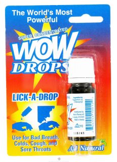 Wow   Lick A Drops   0.34 oz. Formerly Peppermint Breath Freshener