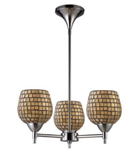 Celina 3 Light Chandeliers in Polished Chrome 10154/3PC GLD