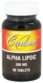 Carlson Labs   Alpha Lipoic 300 mg.   90 Tablets