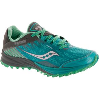 Saucony Peregrine 4 Saucony Womens Running Shoes Blue/Teal/Gray