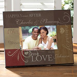 Romantic Personalized Picture Frame For Couples   Love Is A Promise
