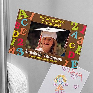 Personalized Refrigerator Magnet Frame   Graduation Memories