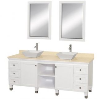 Premiere 72 Bathroom Double Vanity by Wyndham Collection   White