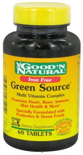 Good N Natural   Green Source Iron Free   60 Tablets