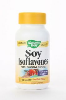 Natures Way   Soy Isoflavones With Digestive Enzymes   100 Capsules