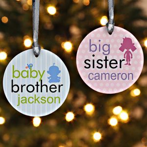 Personalized Christmas Ornaments   Brothers & Sisters