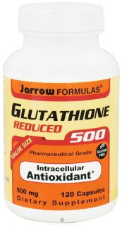 Jarrow Formulas   Glutathione Reduced 500 mg.   120 Capsules