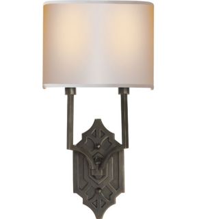 Thomas Obrien Silhouette 2 Light Wall Sconces in Bronze With Wax TOB2600BZ NP