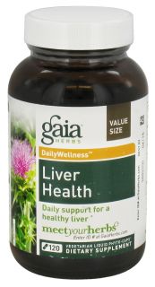 Gaia Herbs   Liver Health Liquid Phyto Caps   120 Vegetarian Capsules