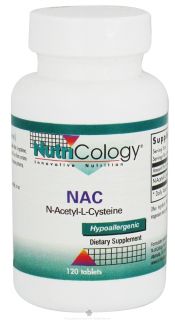 Nutricology   NAC N Acetyl L Cysteine   120 Tablets