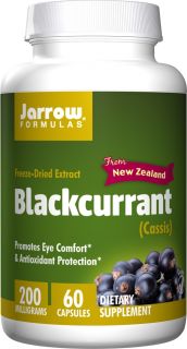 Jarrow Formulas   Blackcurrant Freeze Dried Extract   60 Vegetarian Capsules