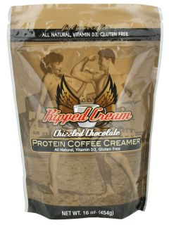 Ripped Cream   Protein Coffee Creamer Chizzled Chocolate   16 oz.