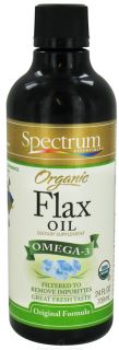 Spectrum Essentials   Organic Flax Oil Omega 3 Original Formula   24 oz.