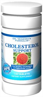 Dr. Venessas Formulas   Cholesterol Support   120 Tablets