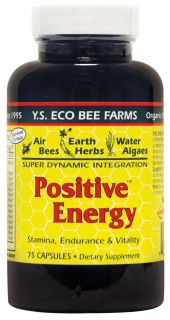 YS Organic Bee Farms   Positive Energy   75 Capsules