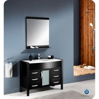 Fresca Infinito 44 Espresso Modern Bathroom Vanity with Mirror