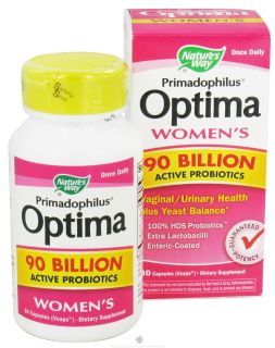 Natures Way   Primadophilus Optima Womens 90 Billion Active Probiotics   30 Vegetarian Capsules